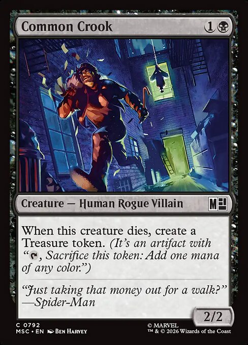 Common Crook from Marvel Super Heroes Commander