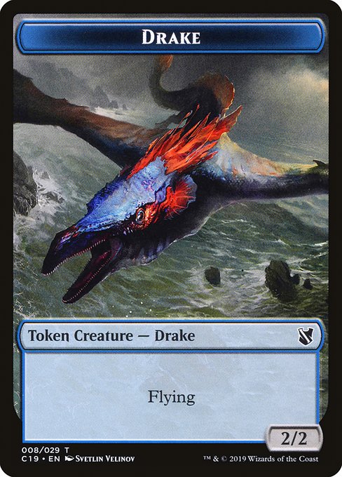 Drake from Commander 2019 Tokens