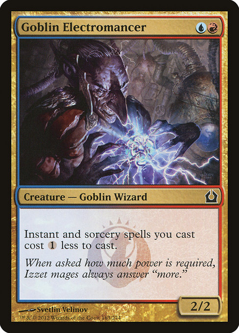 Goblin Electromancer from Return to Ravnica