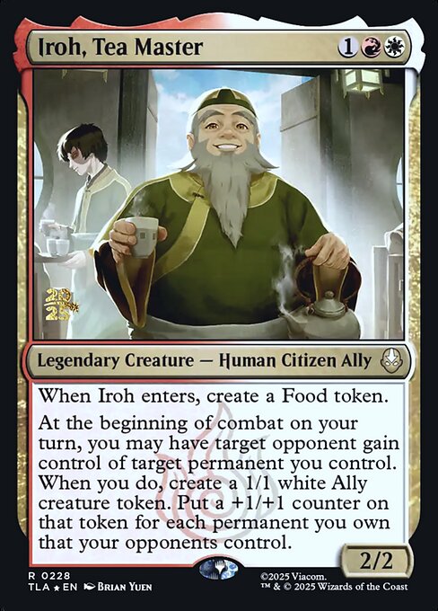 Iroh, Tea Master from Avatar: The Last Airbender Promos