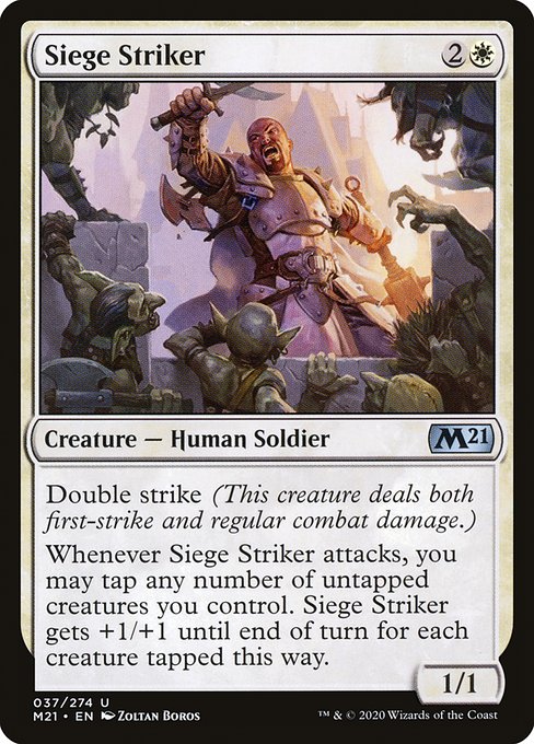 Siege Striker highlighted card art
