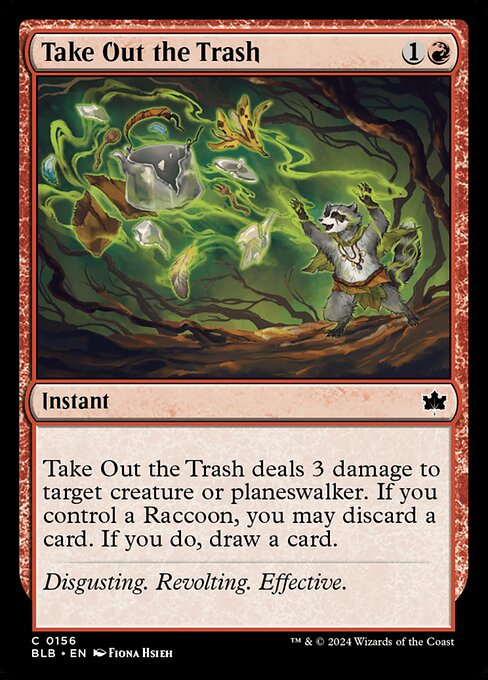 Take Out the Trash highlighted card art
