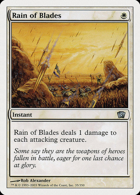 Rain of Blades from Eighth Edition