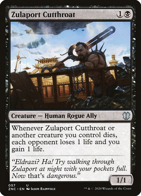 Zulaport Cutthroat from Zendikar Rising Commander