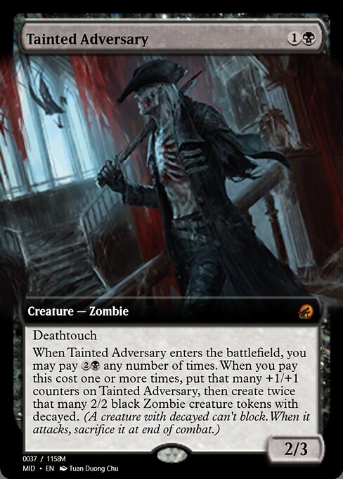 Tainted Adversary highlighted card art