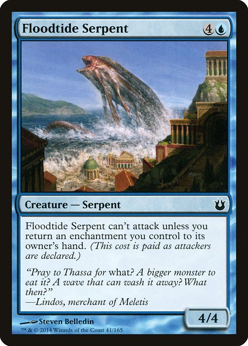 Floodtide Serpent highlighted card art