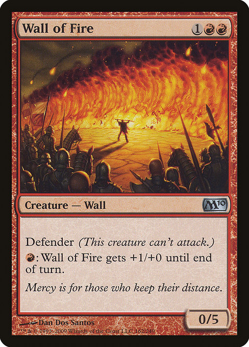 Wall of Fire from Magic 2010
