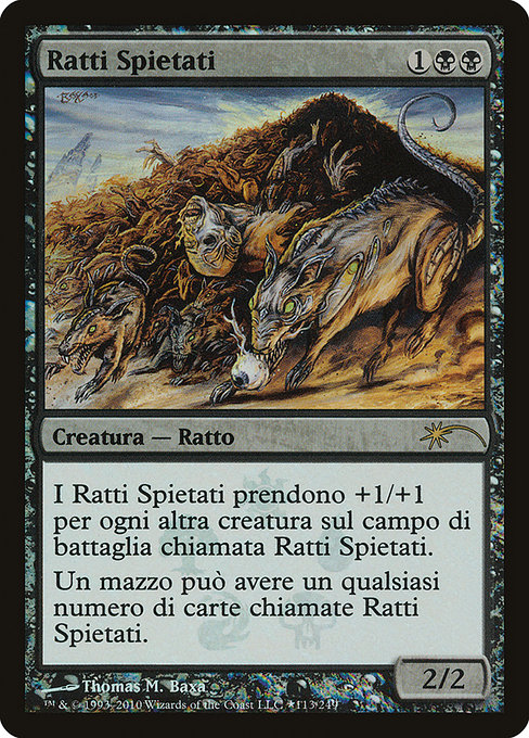 Relentless Rats from Magic 2011 Promos