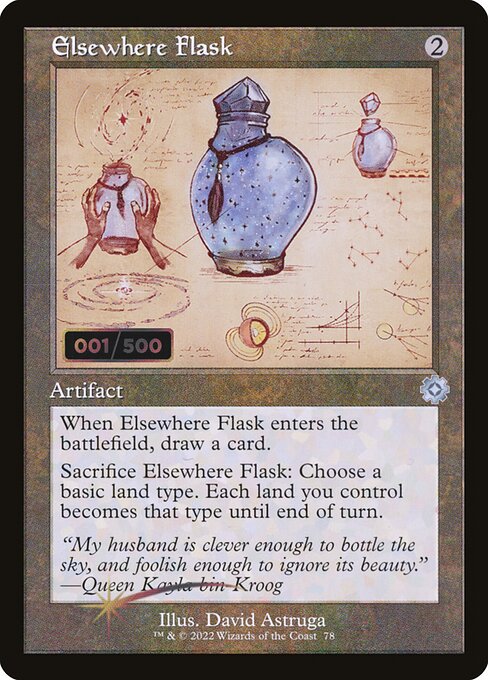 Elsewhere Flask highlighted card art