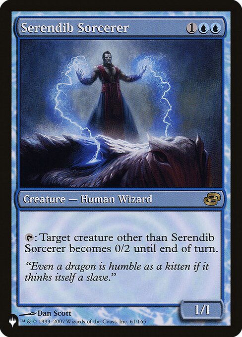 Serendib Sorcerer highlighted card art