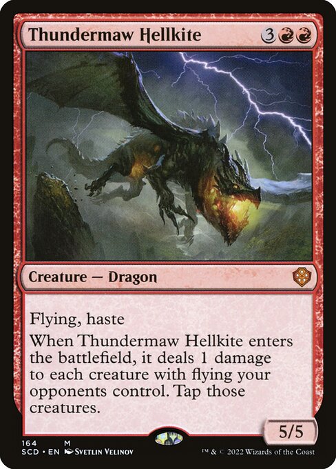 Thundermaw Hellkite highlighted card art