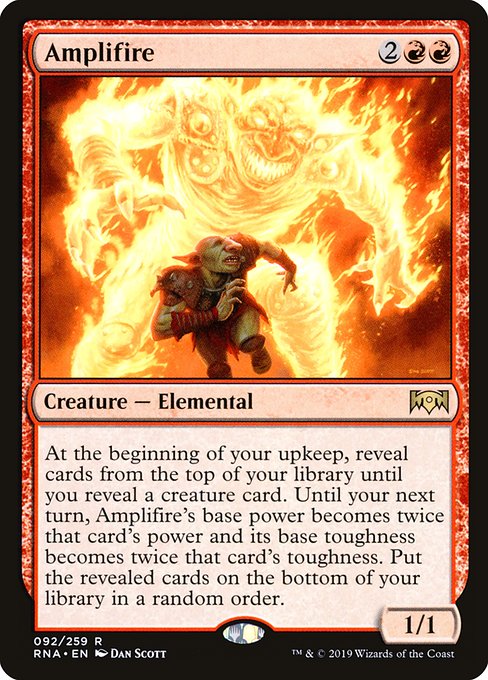 Amplifire highlighted card art