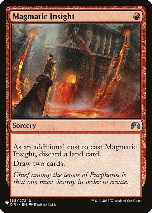Magmatic Insight from The List