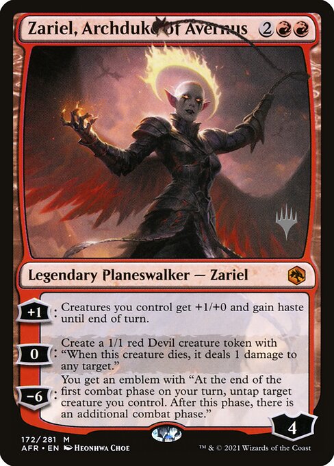 Zariel, Archduke of Avernus from Adventures in the Forgotten Realms Promos