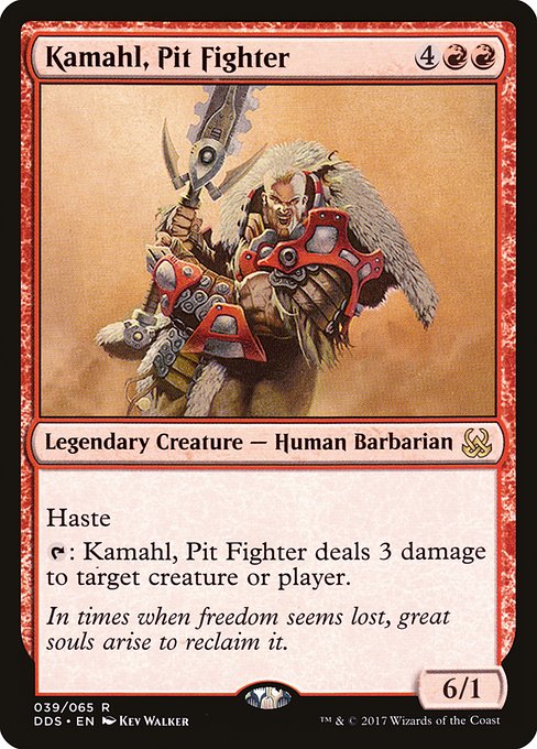Kamahl, Pit Fighter highlighted card art
