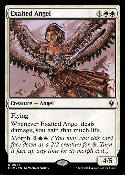 Exalted Angel highlighted card art