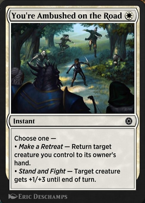 You're Ambushed on the Road highlighted card art