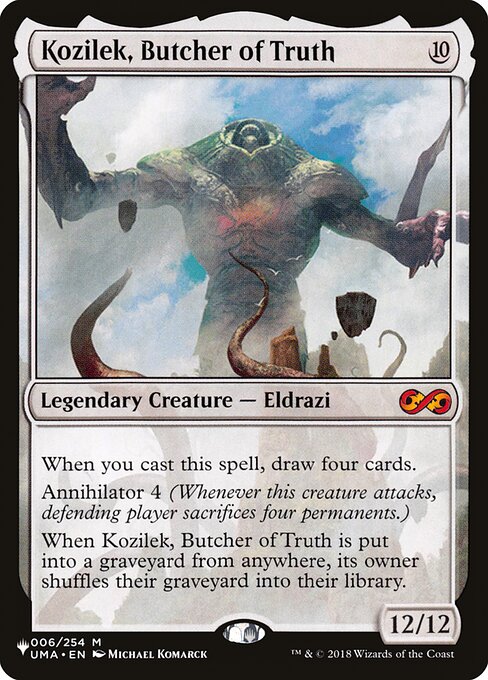 Kozilek, Butcher of Truth from The List