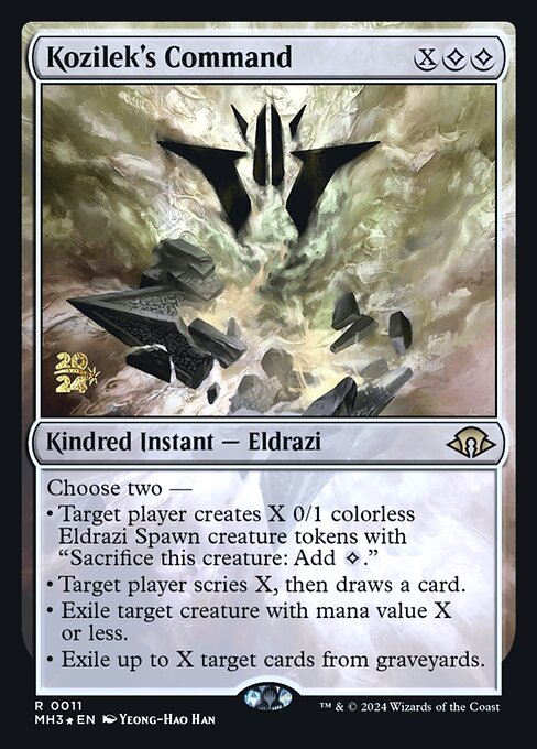 Kozilek's Command highlighted card art
