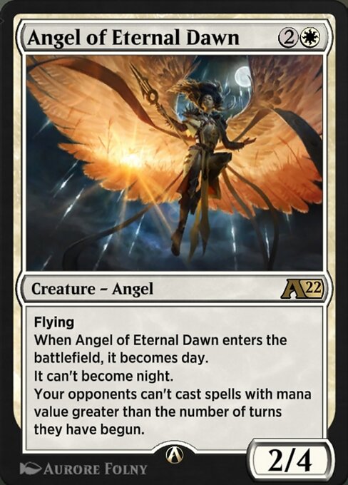 Angel of Eternal Dawn highlighted card art