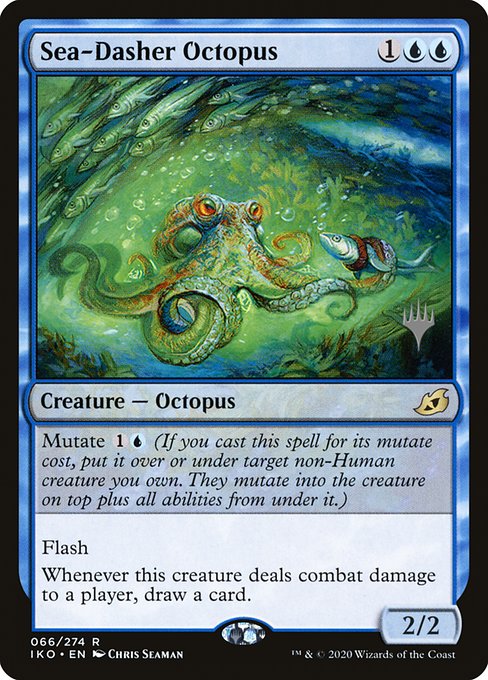 Sea-Dasher Octopus from Ikoria: Lair of Behemoths Promos