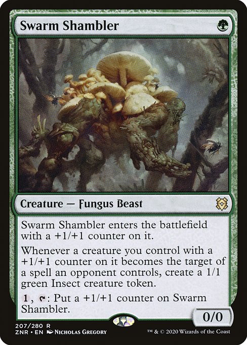Swarm Shambler from Zendikar Rising