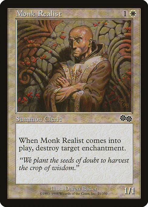 Monk Realist from Urza's Saga