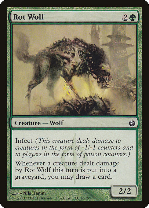 Rot Wolf from Mirrodin Besieged
