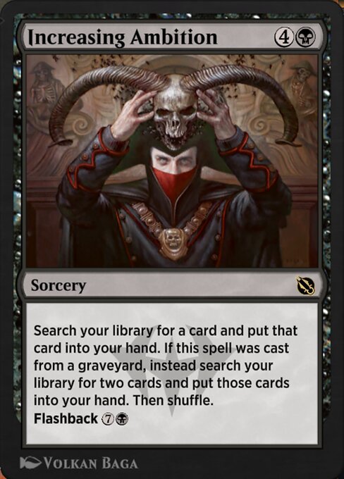 Increasing Ambition highlighted card art