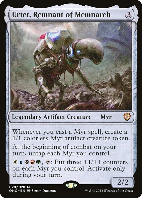 Urtet, Remnant of Memnarch from Phyrexia: All Will Be One Commander