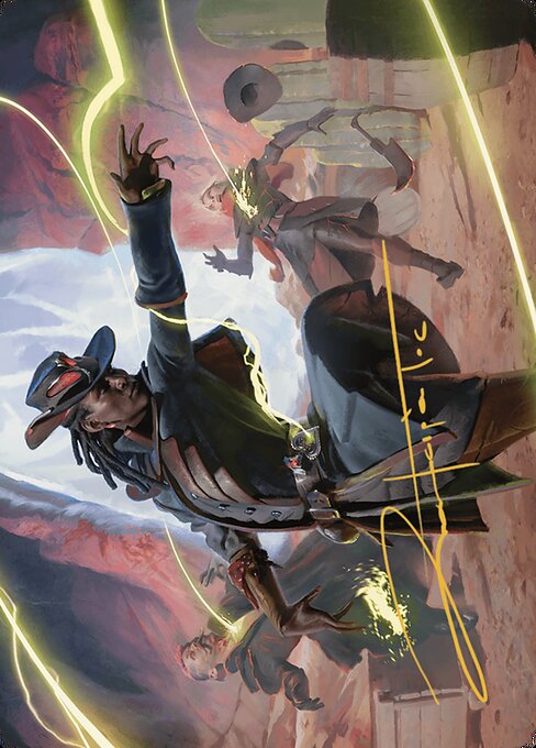 Lilah, Undefeated Slickshot // Lilah, Undefeated Slickshot from Outlaws of Thunder Junction Art Series