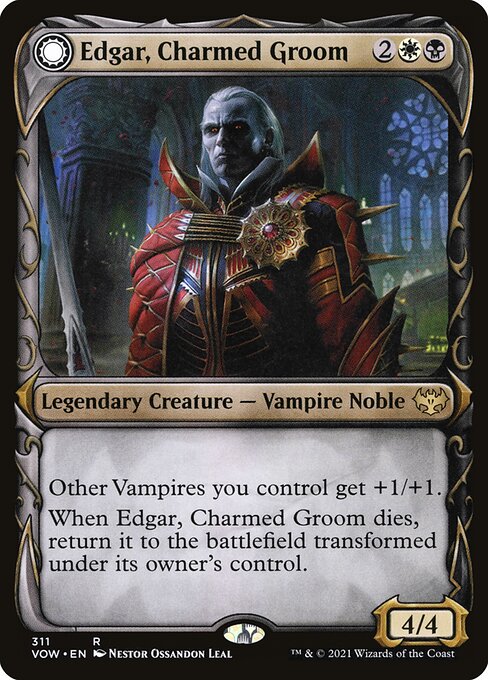 Edgar, Charmed Groom // Edgar Markov's Coffin from Innistrad: Crimson Vow