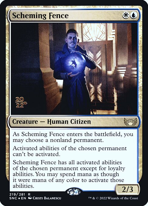 Scheming Fence from Streets of New Capenna Promos