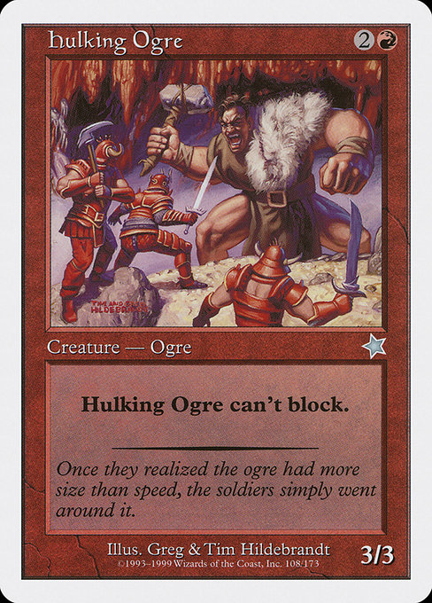 Hulking Ogre highlighted card art