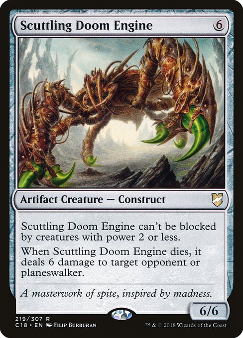Scuttling Doom Engine highlighted card art
