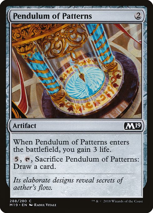 Pendulum of Patterns from Core Set 2019