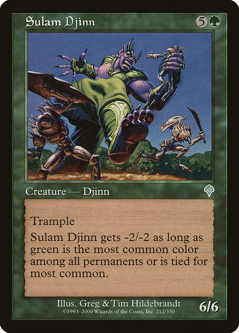 Sulam Djinn highlighted card art