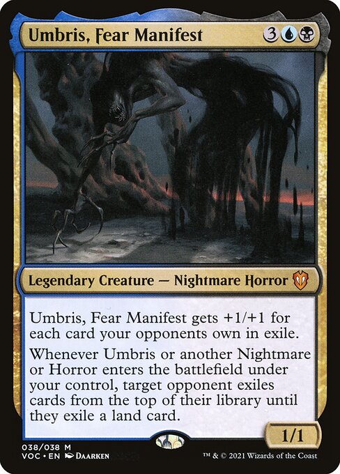 Umbris, Fear Manifest from Crimson Vow Commander