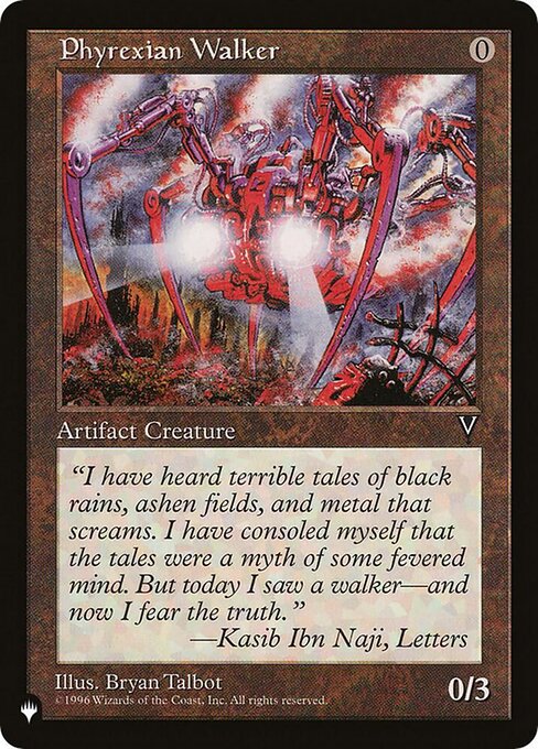Phyrexian Walker highlighted card art