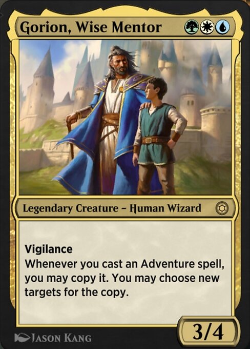 Gorion, Wise Mentor highlighted card art
