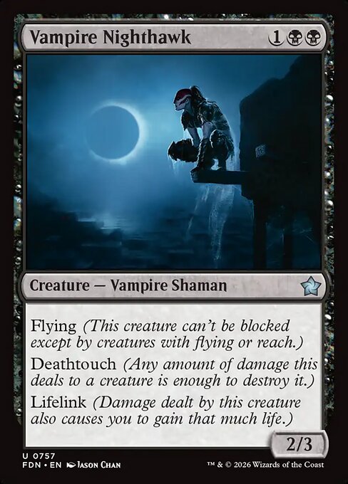 Vampire Nighthawk highlighted card art