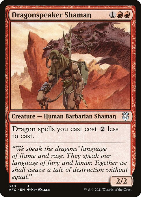 Dragonspeaker Shaman from Forgotten Realms Commander