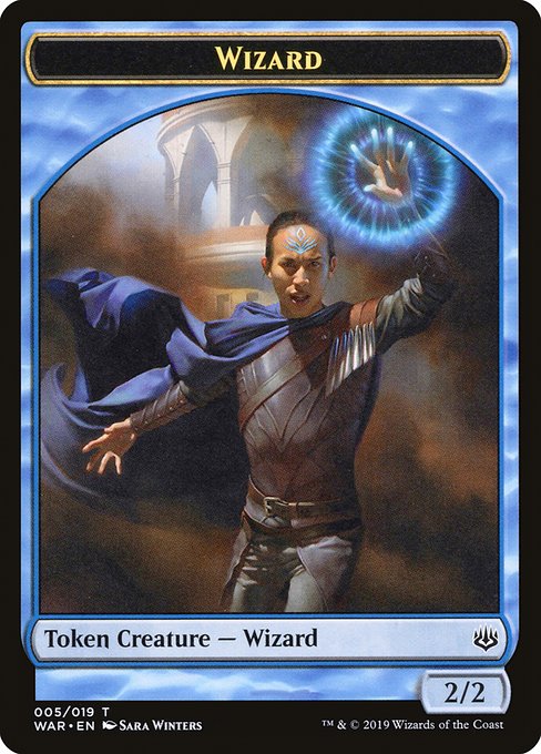 Wizard highlighted card art