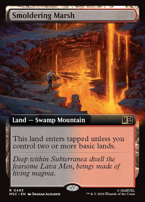 Smoldering Marsh highlighted card art