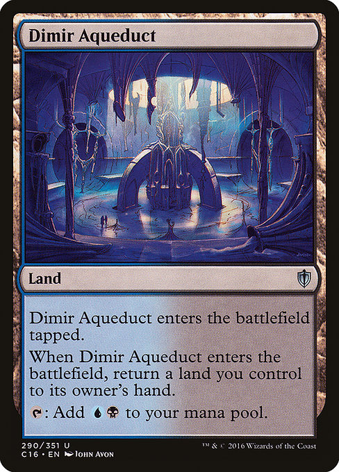 Dimir Aqueduct from Commander 2016