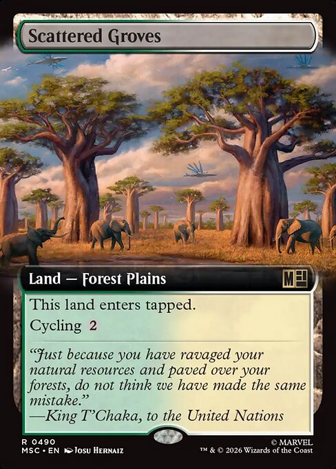 Scattered Groves from Marvel Super Heroes Commander