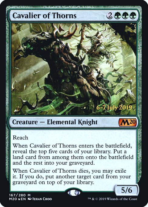 Cavalier of Thorns from Core Set 2020 Promos