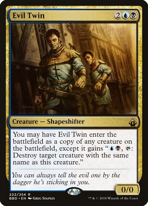 Evil Twin highlighted card art