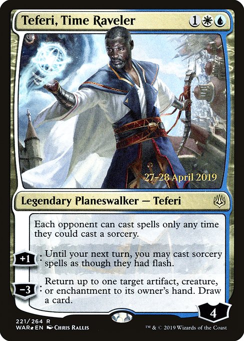 Teferi, Time Raveler from War of the Spark Promos