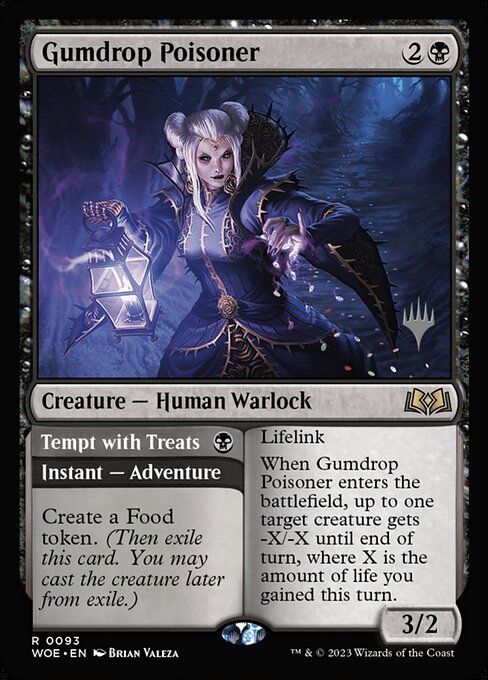 Gumdrop Poisoner // Tempt with Treats from Wilds of Eldraine Promos